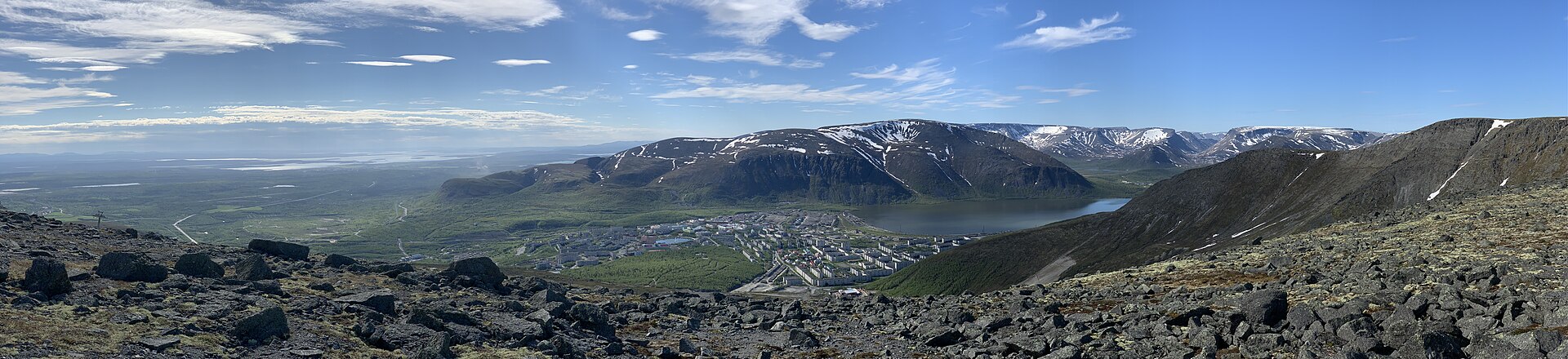 Большой Вудъявр, mountain village in Russia