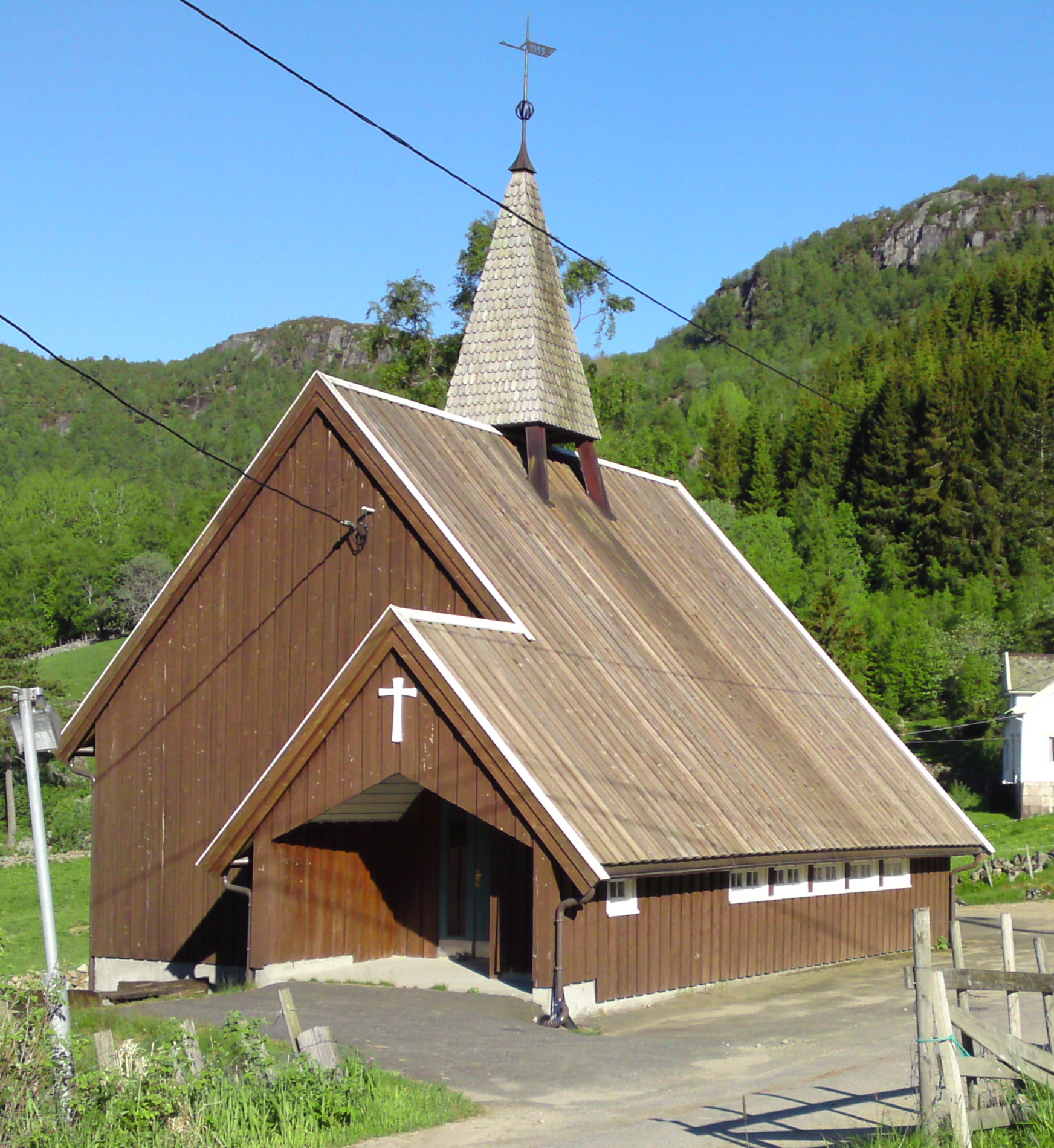 Ljosland skisenter, mountain village in Norway