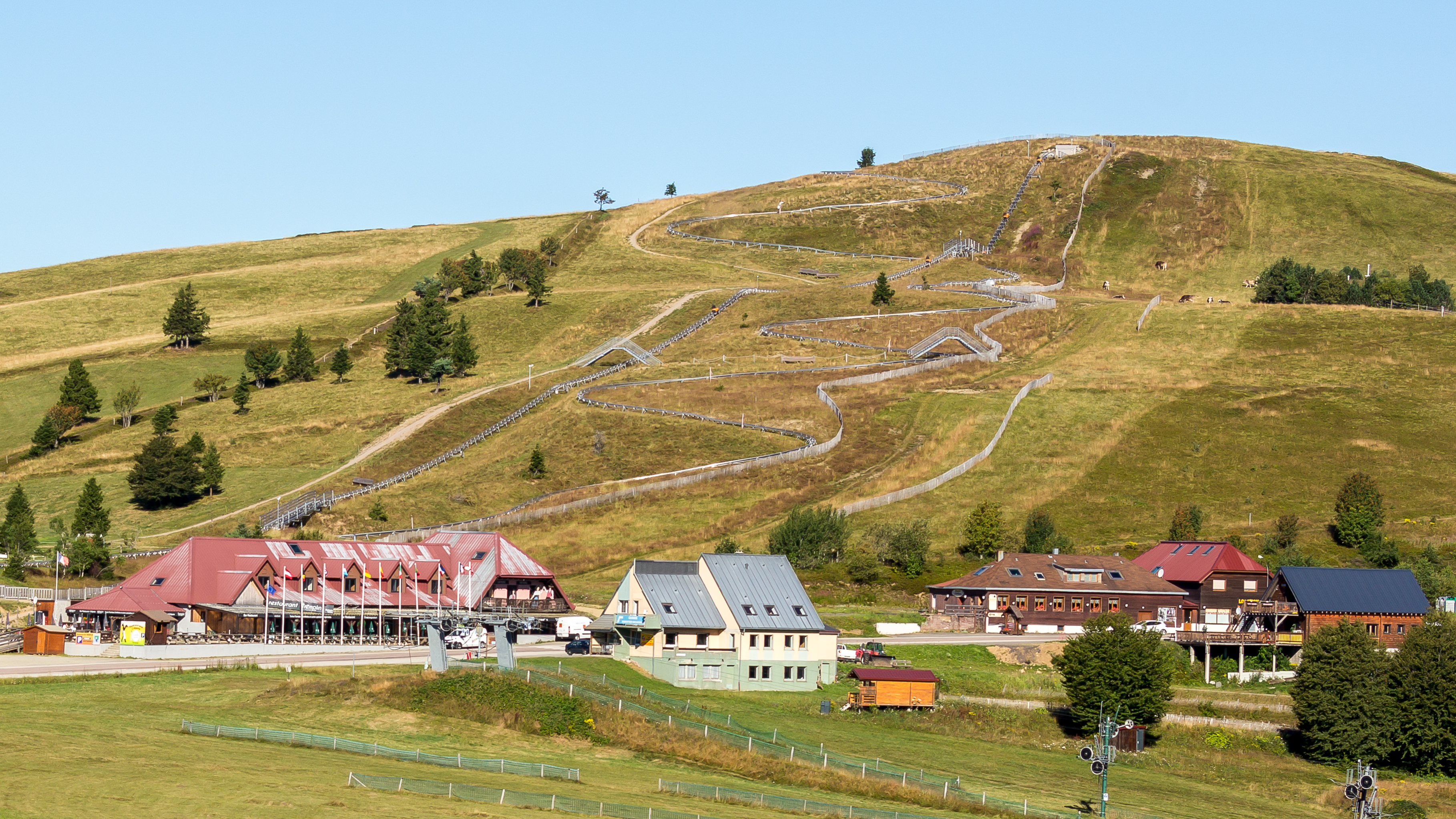 Le Markstein, mountain village in France