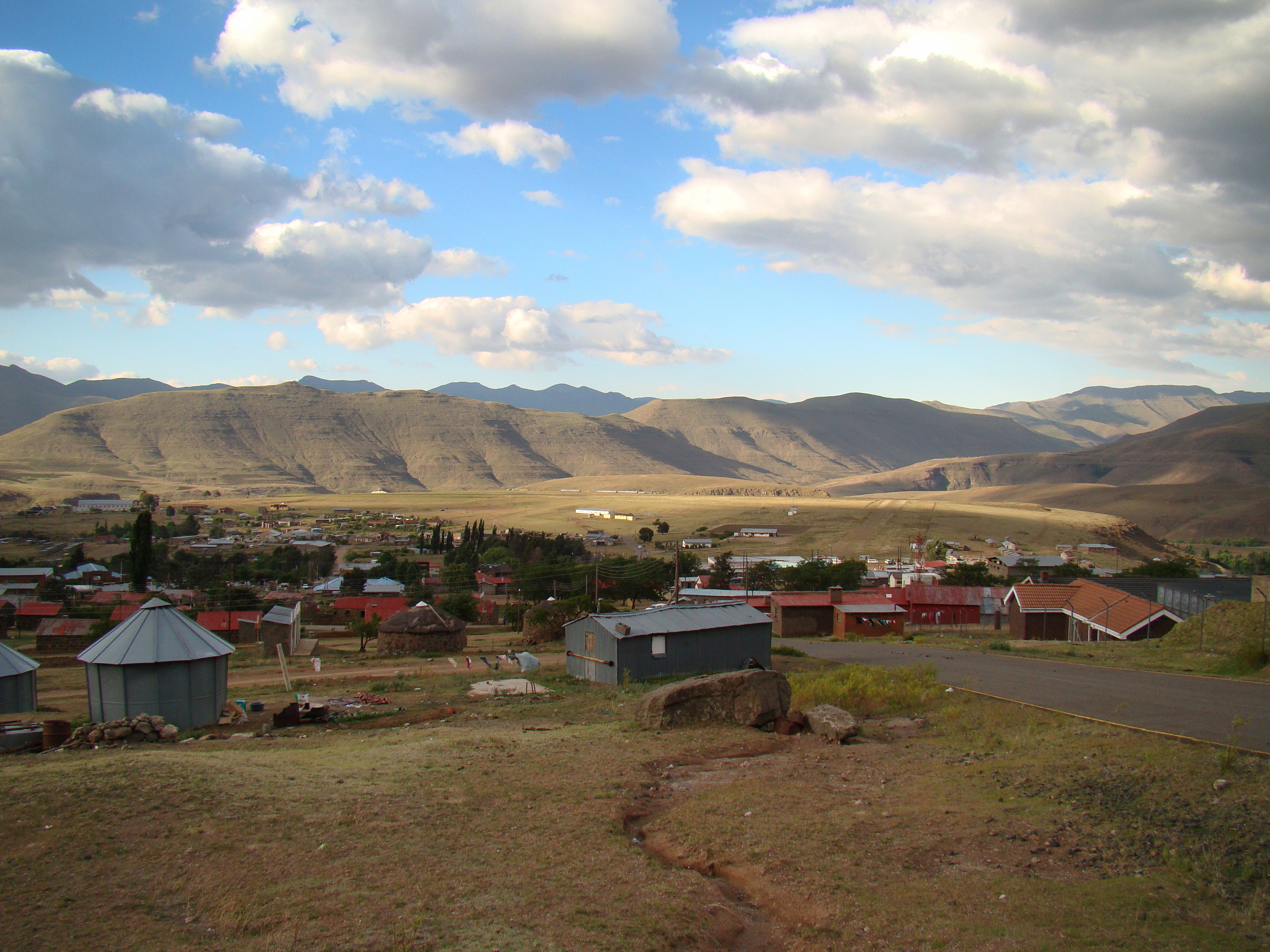 Mokhotlong, mountain village in Lesotho
