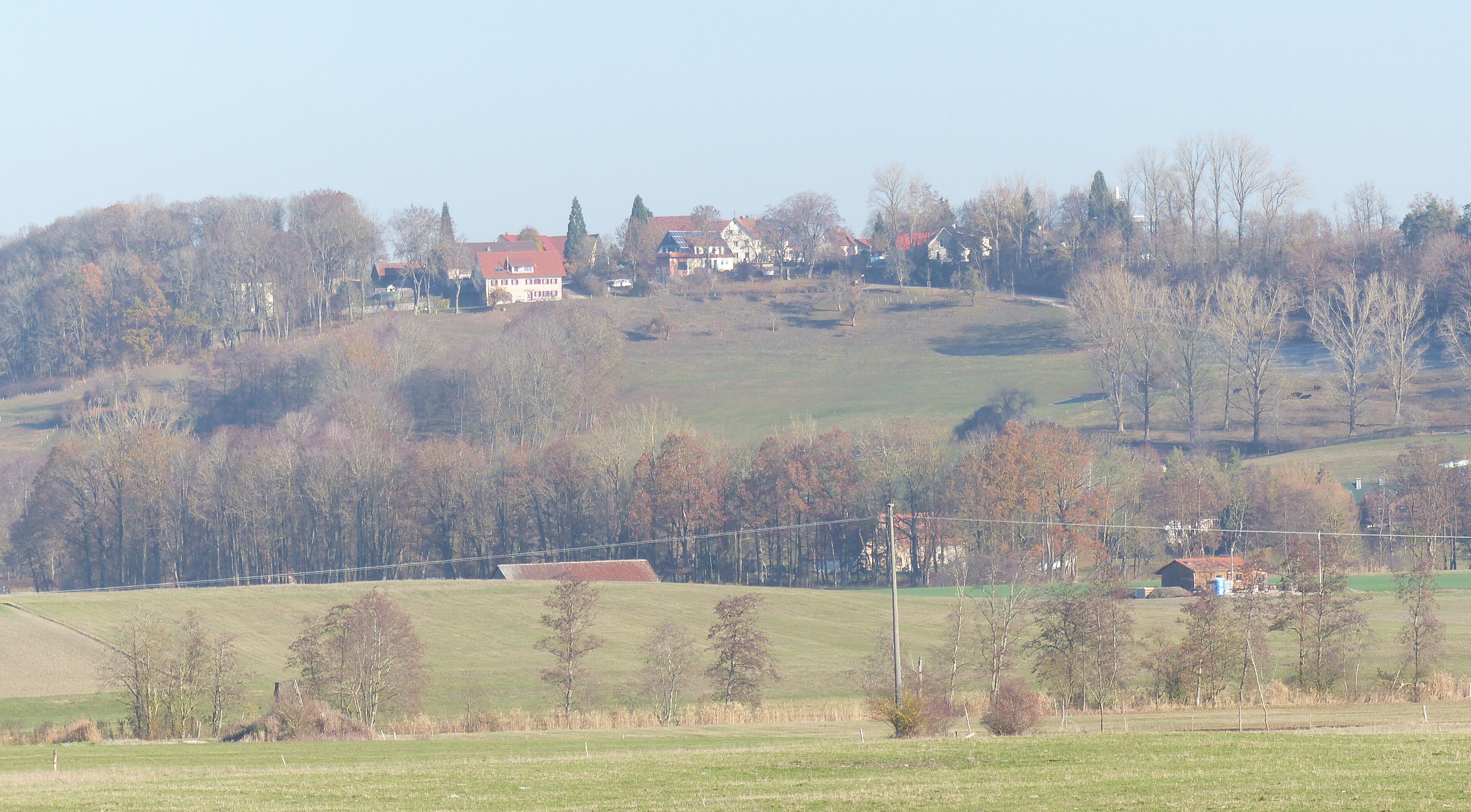 Kreßberg, mountain village in Germany