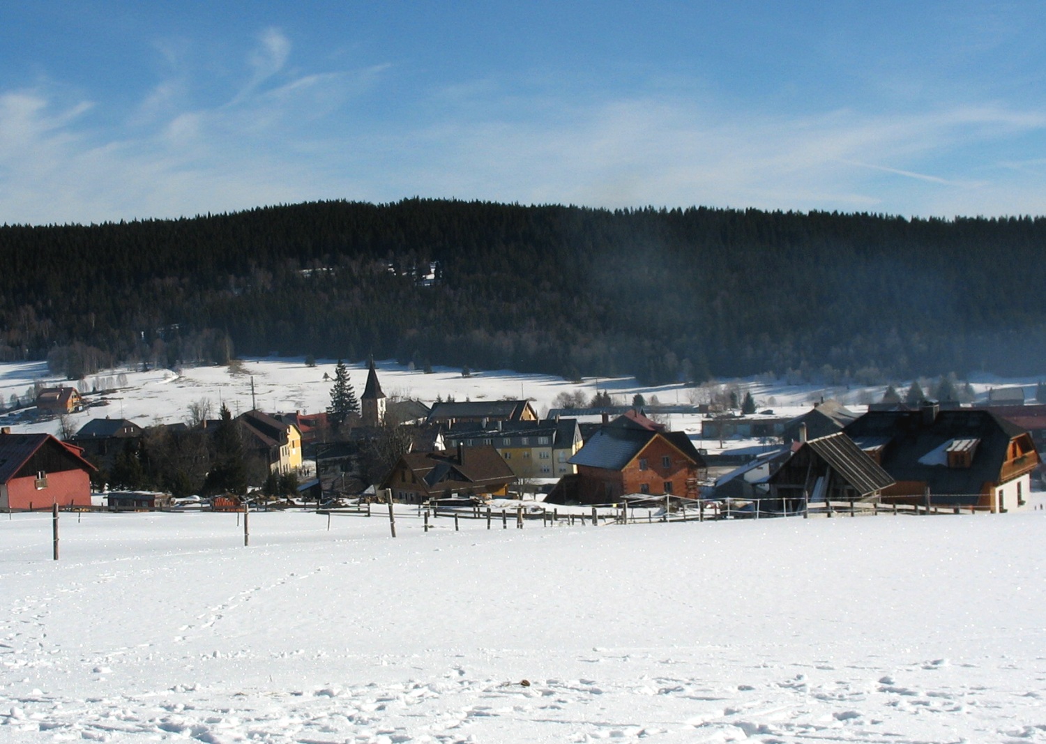 Kvilda — Alpine village in Czechia