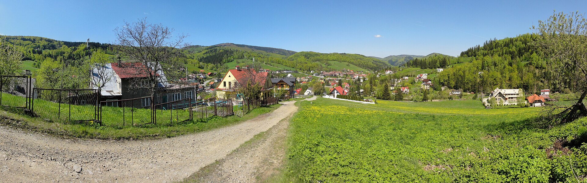 Rówienki — Alpine village in Poland