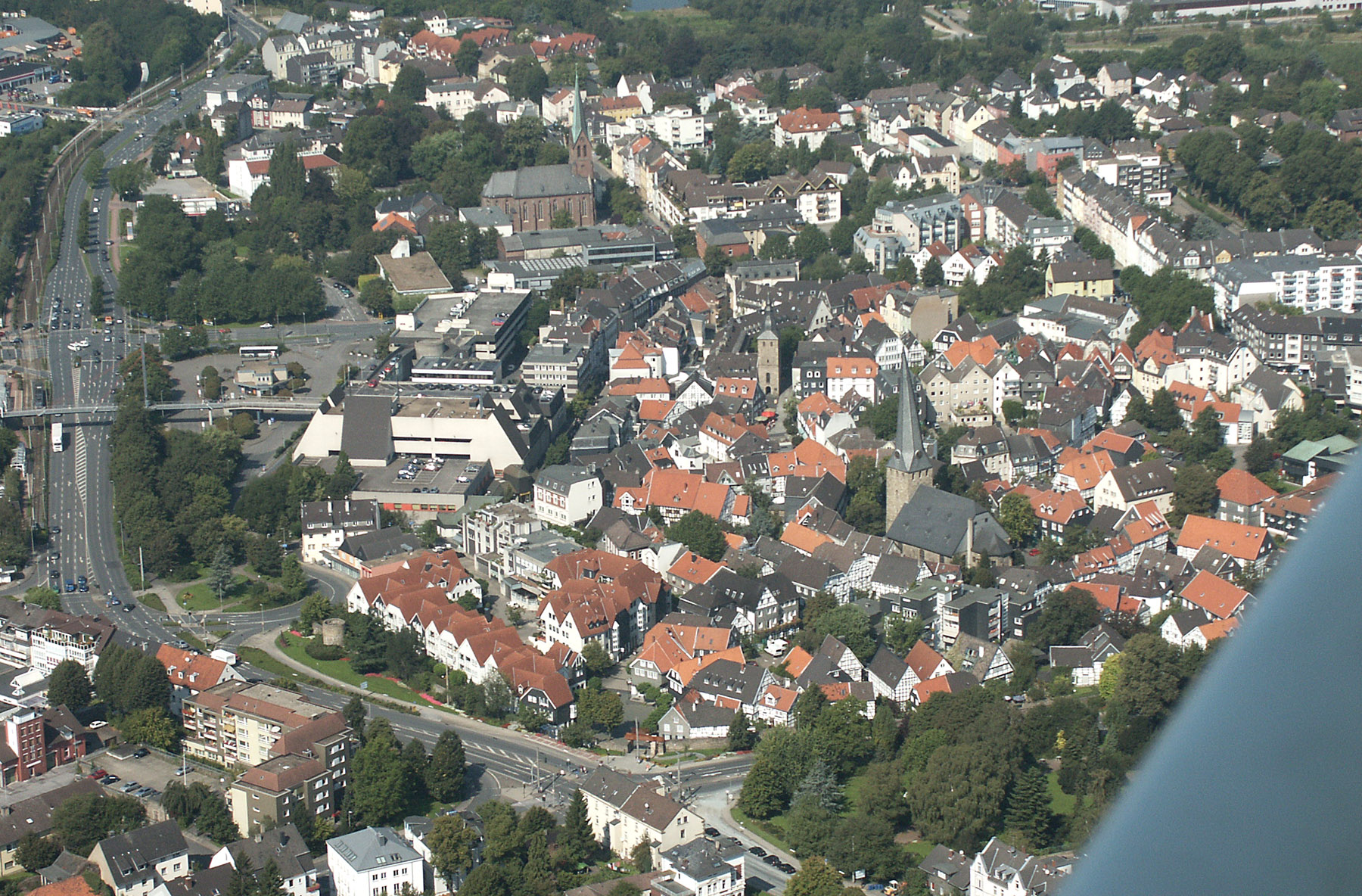 Hattingen, mountain village in Germany