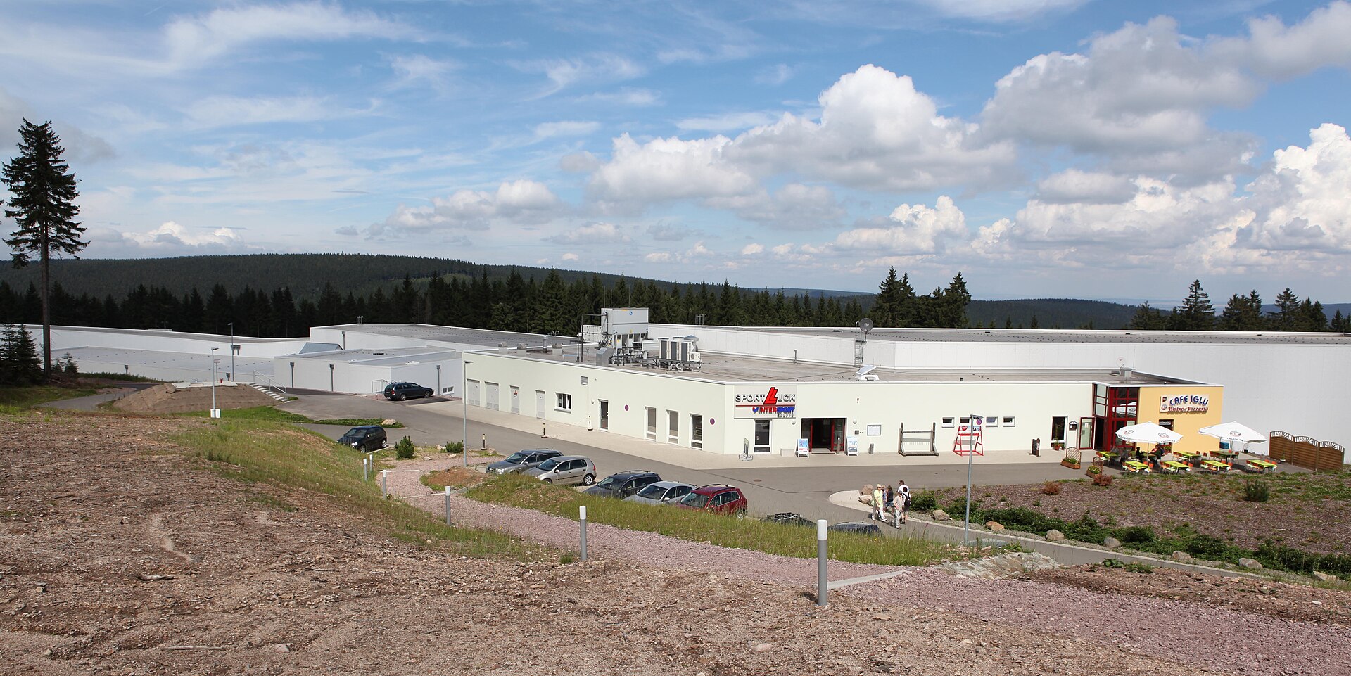 Wintersportzentrum Oberhof, mountain village in Germany