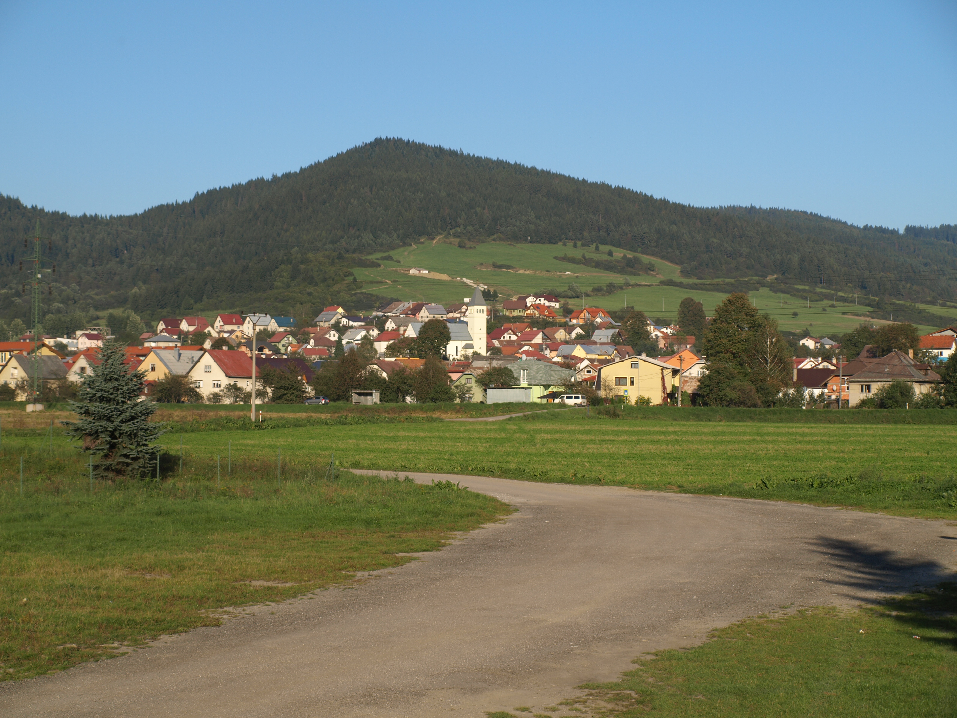 Kysucký Lieskovec, mountain village in Slovakia