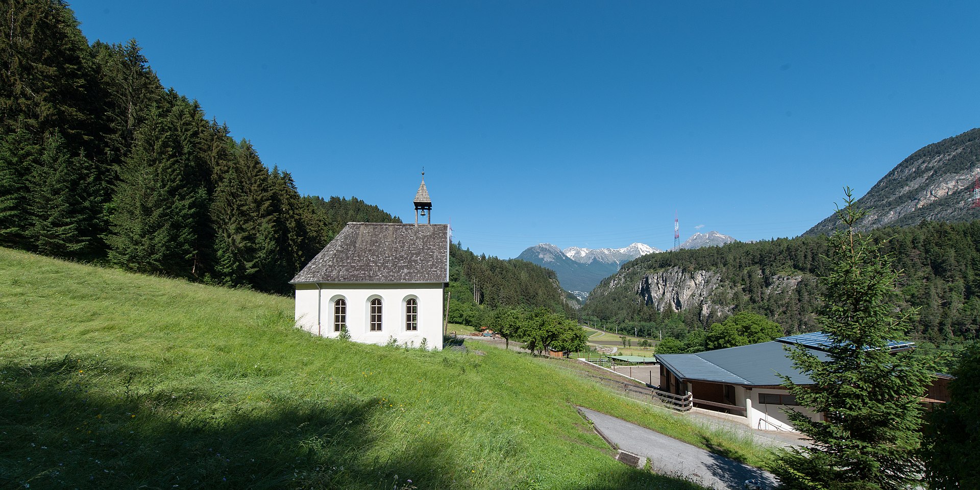Galtwiesen – Wald im Pitztal — Alpine village in Austria