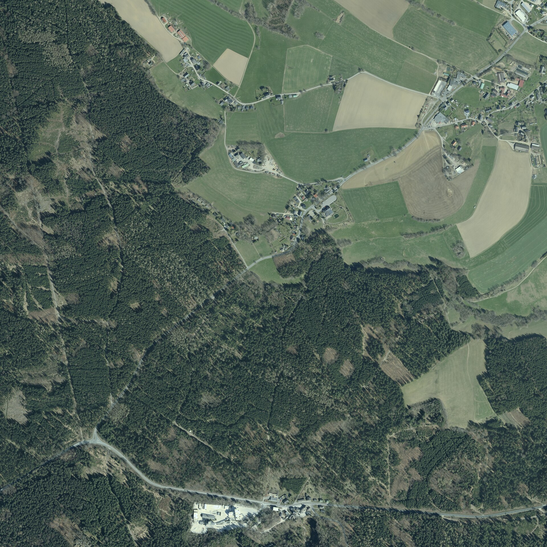 Pockau-Lengefeld, mountain village in Germany