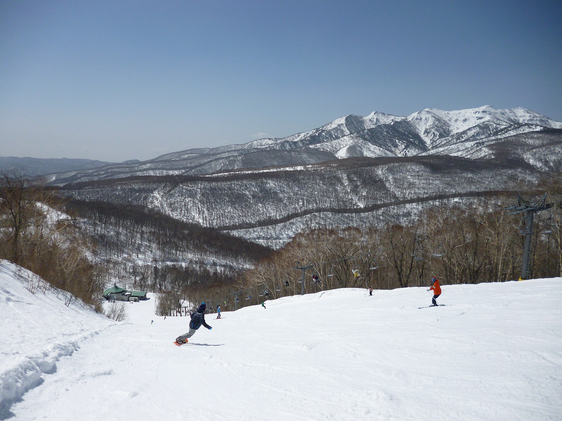 White World Oze Iwakura, mountain village in Japan