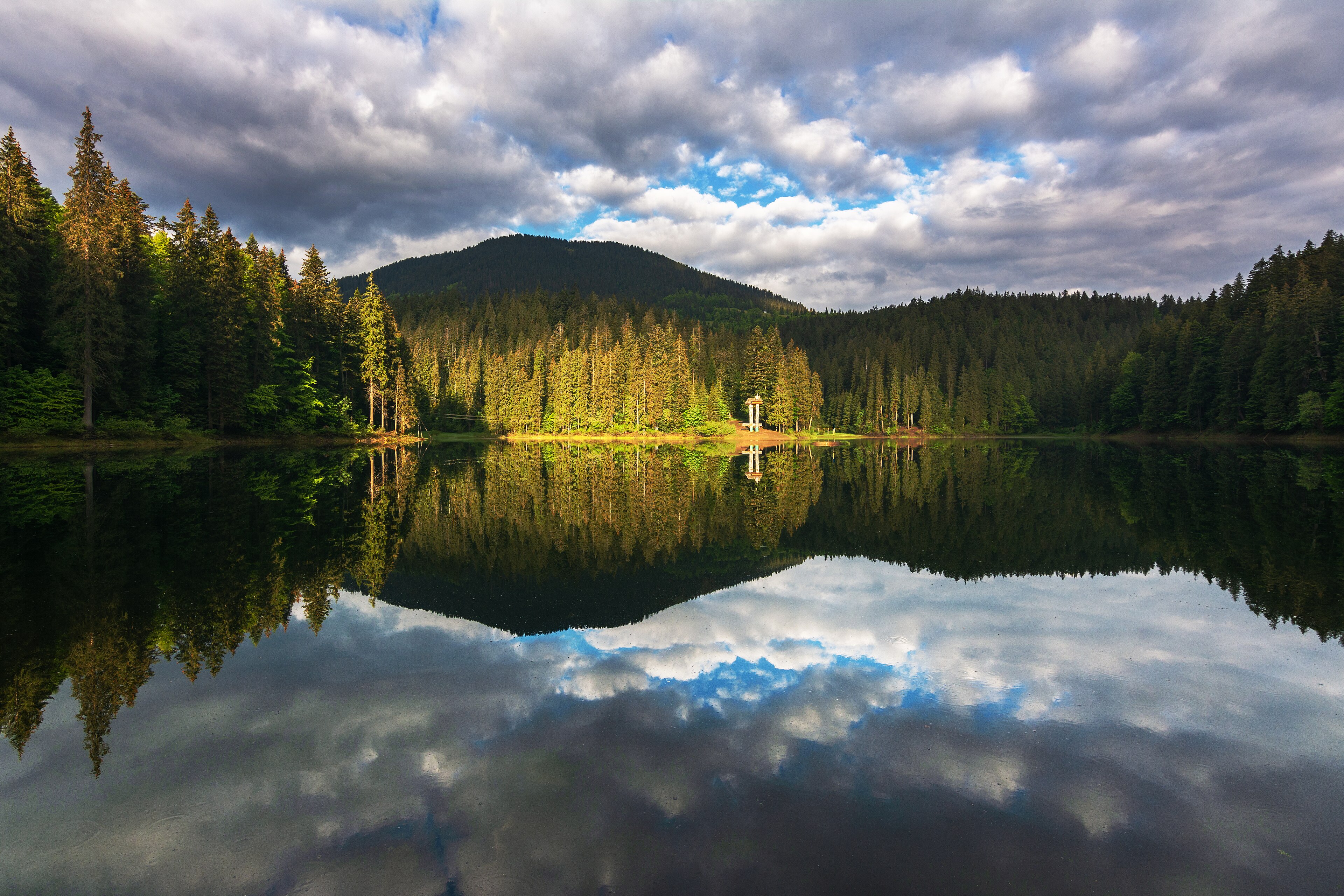 Synevyr, mountain village in Ukraine