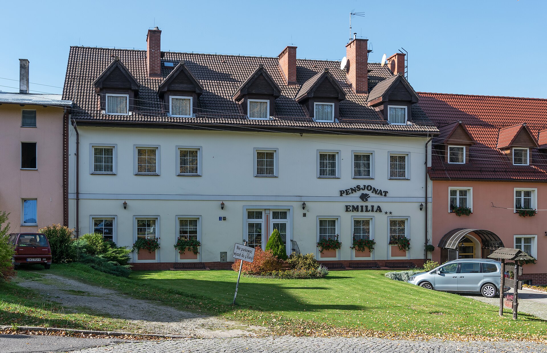 Kamienica/Bolesławów, mountain village in Poland