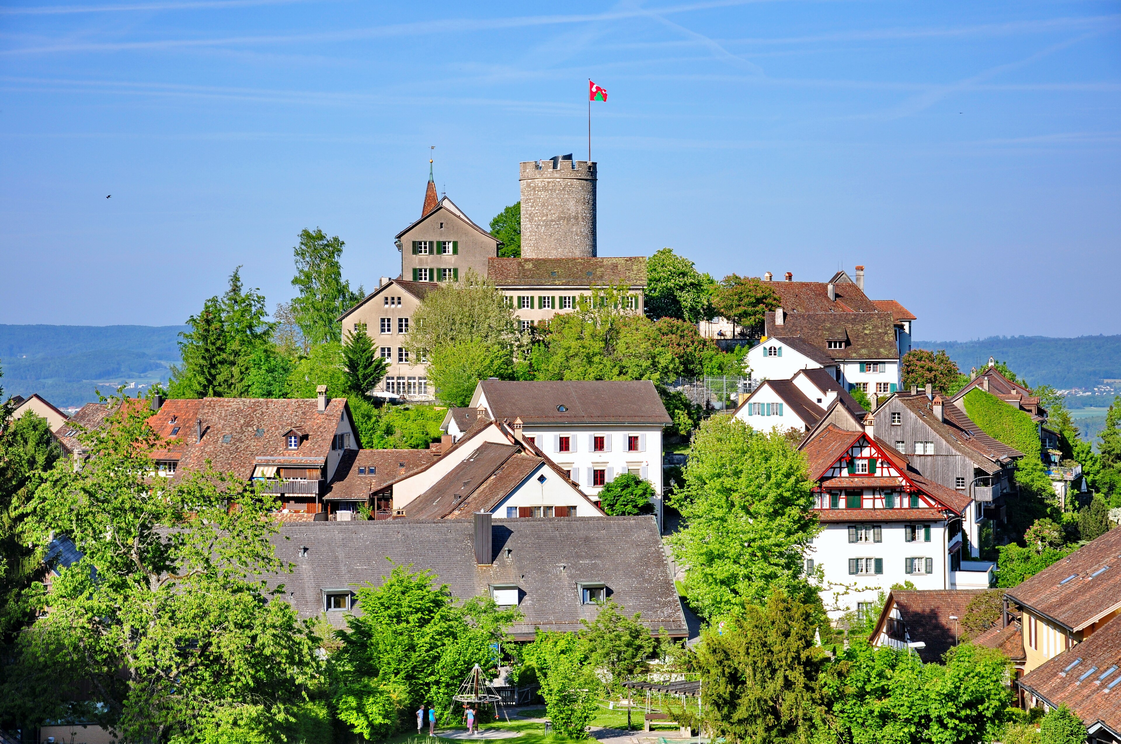 Regensberg — Alpine village in Switzerland