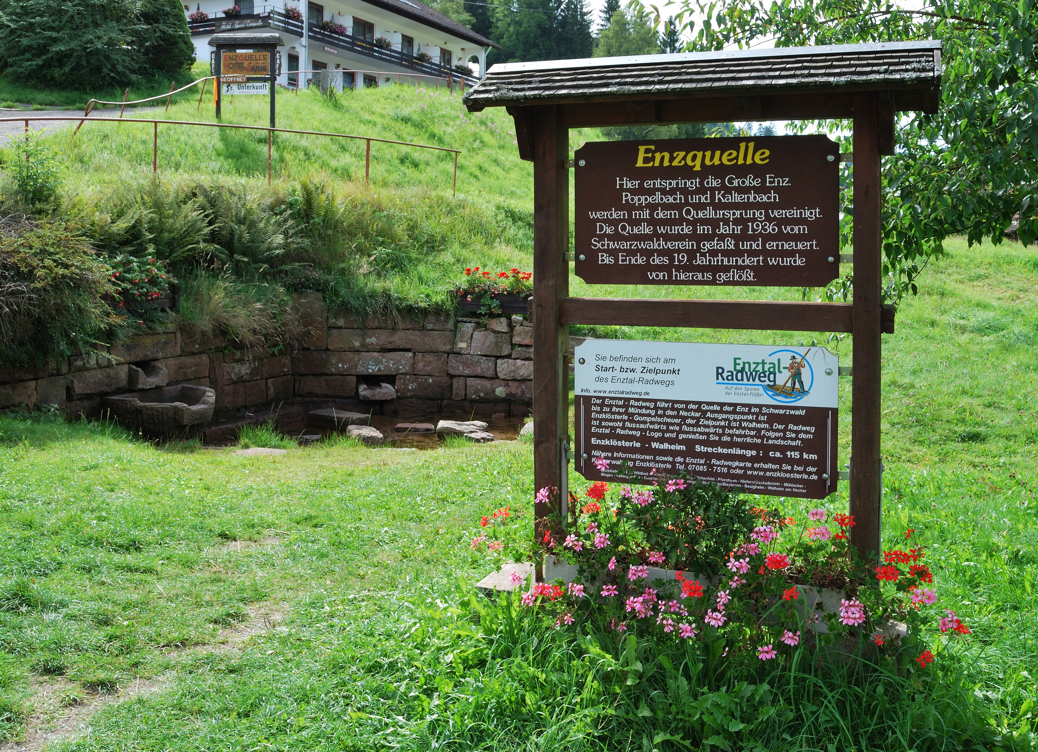 Enzklösterle, mountain village in Germany