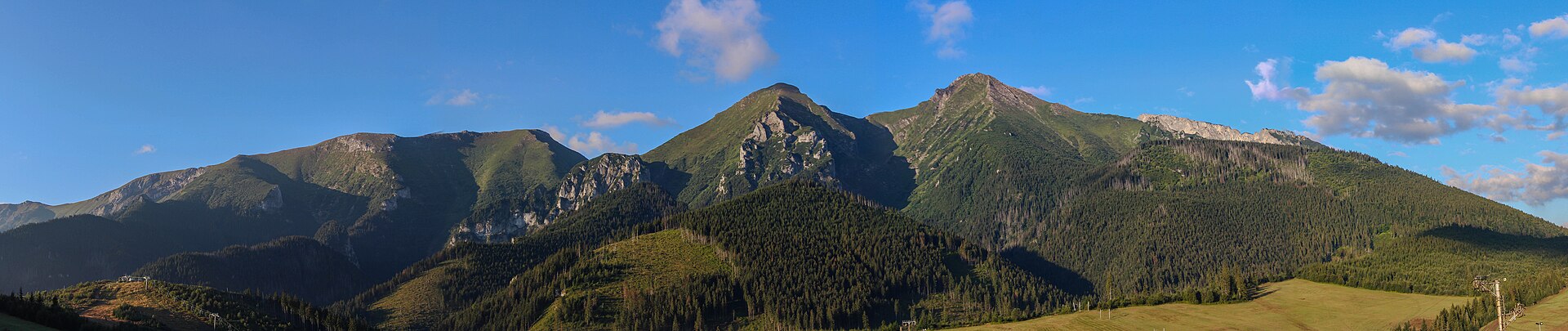 Strednica — Alpine village in Slovakia