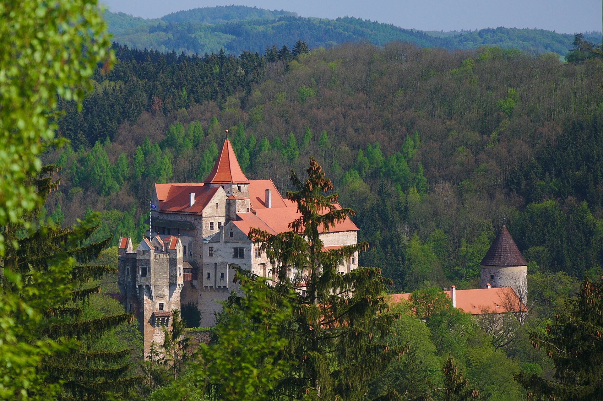 Nedvědice - Nutrie — Alpine village in Czechia