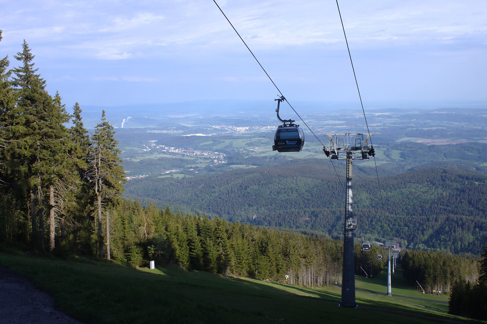 Janské Lázně - Černá hora — Alpine village in Czechia