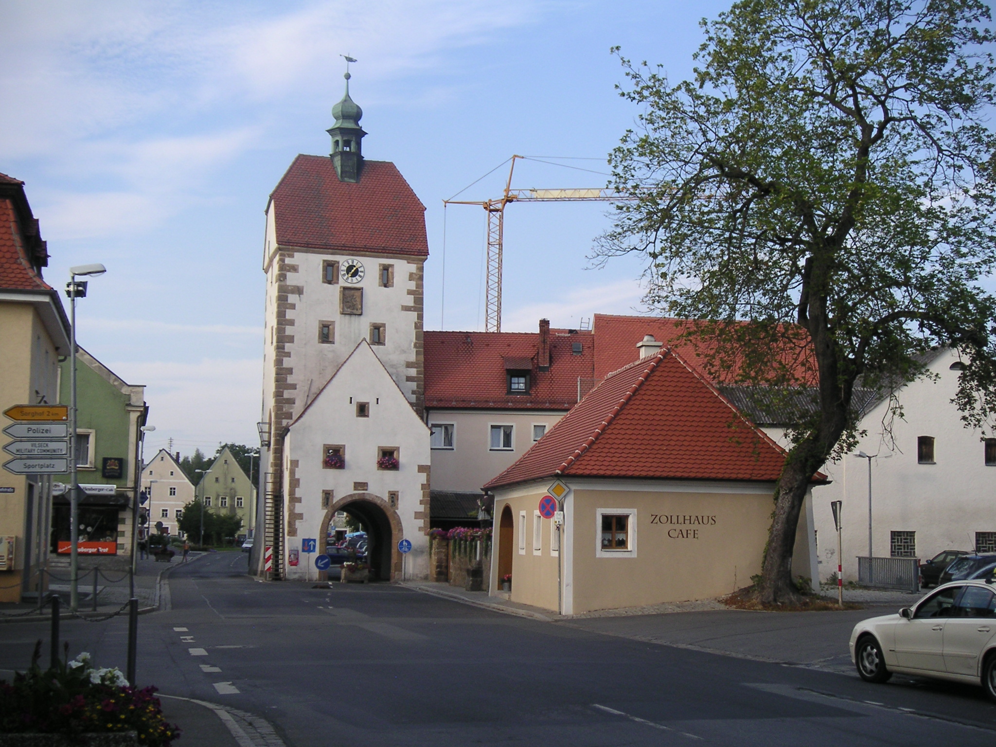Vilseck, mountain village in Germany