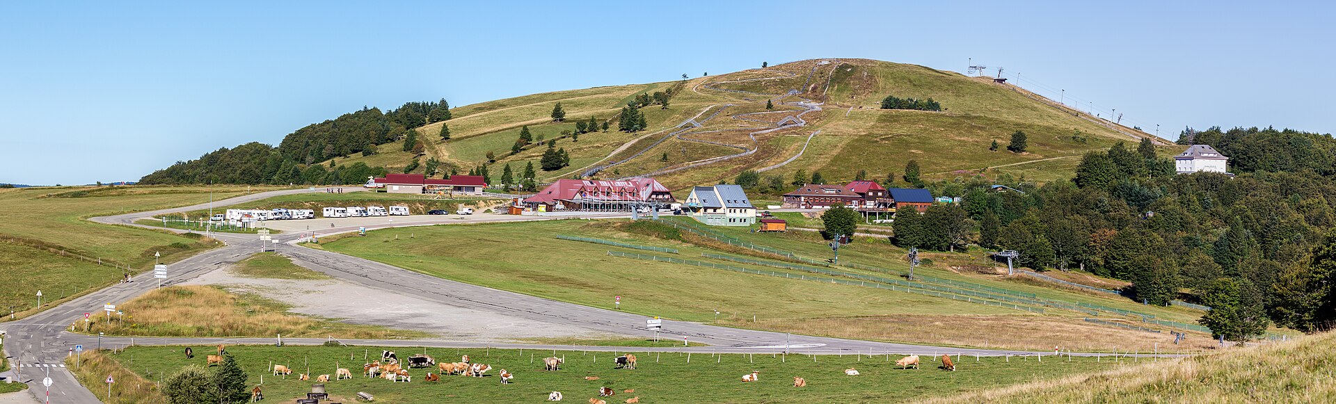 Markstein-Grand Ballon, mountain village in France