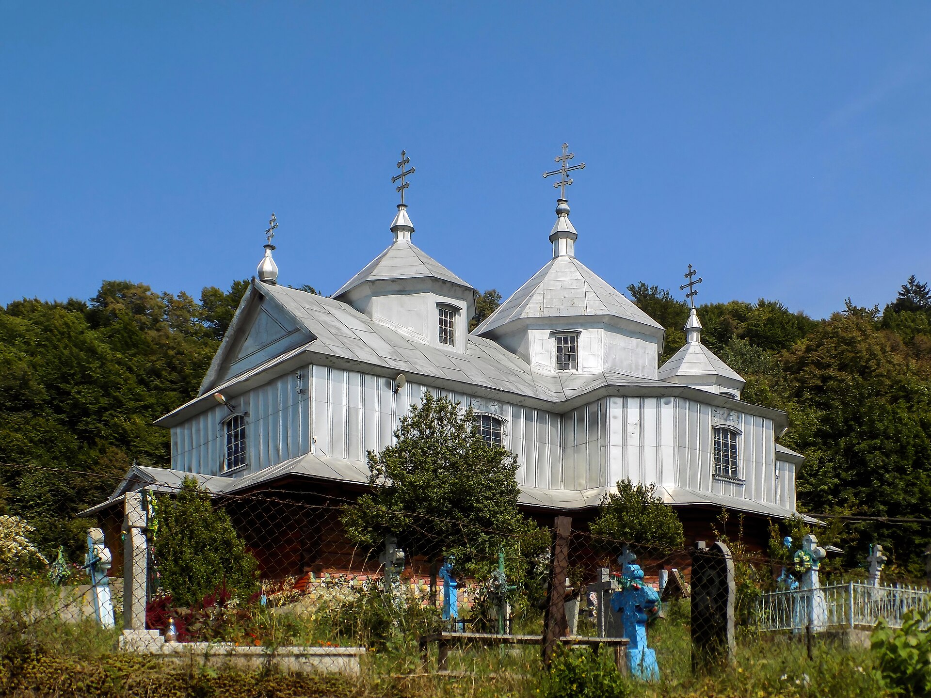 Tiudiv, mountain village in Ukraine
