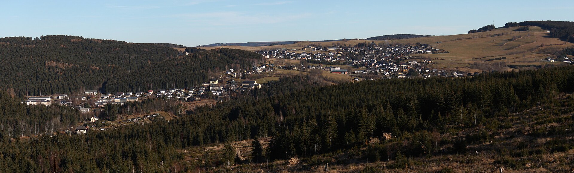 Breitenbrunn, mountain village in Germany