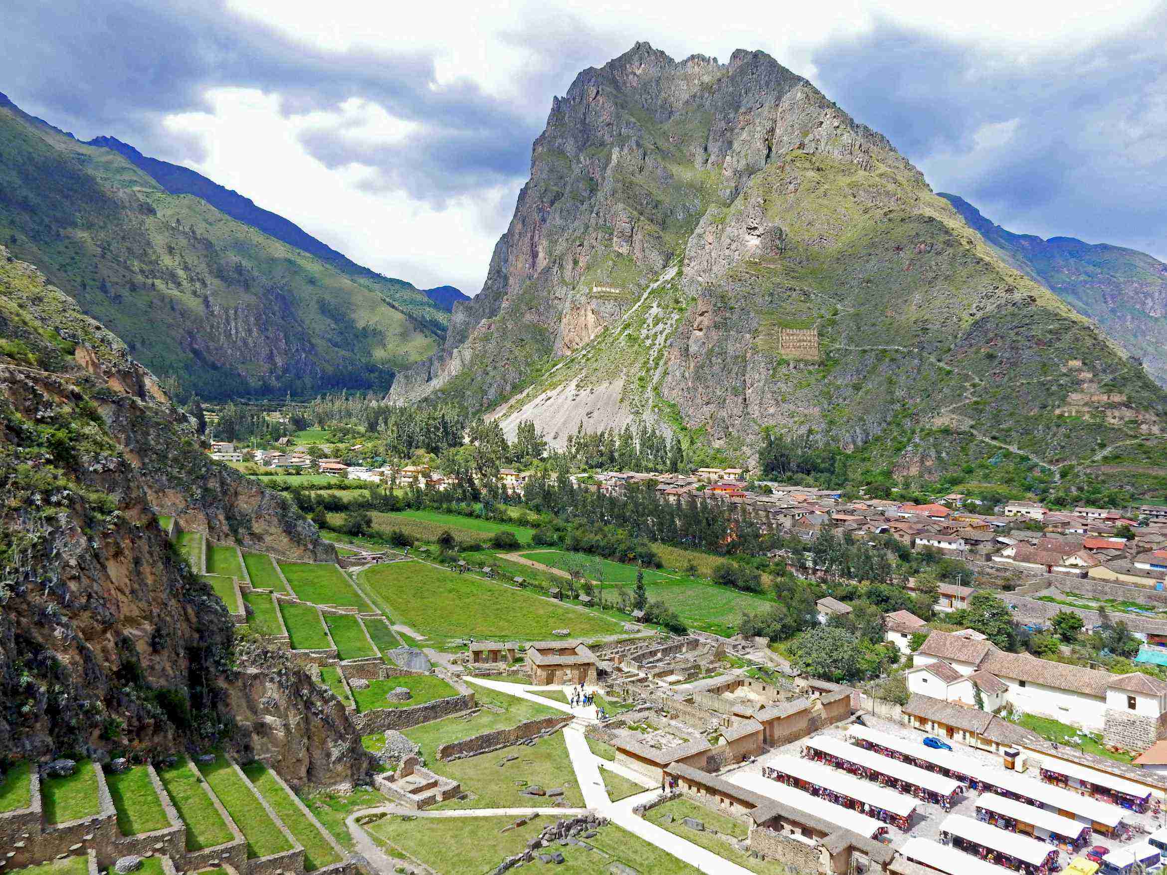 Ollantaytambo, mountain village in Peru