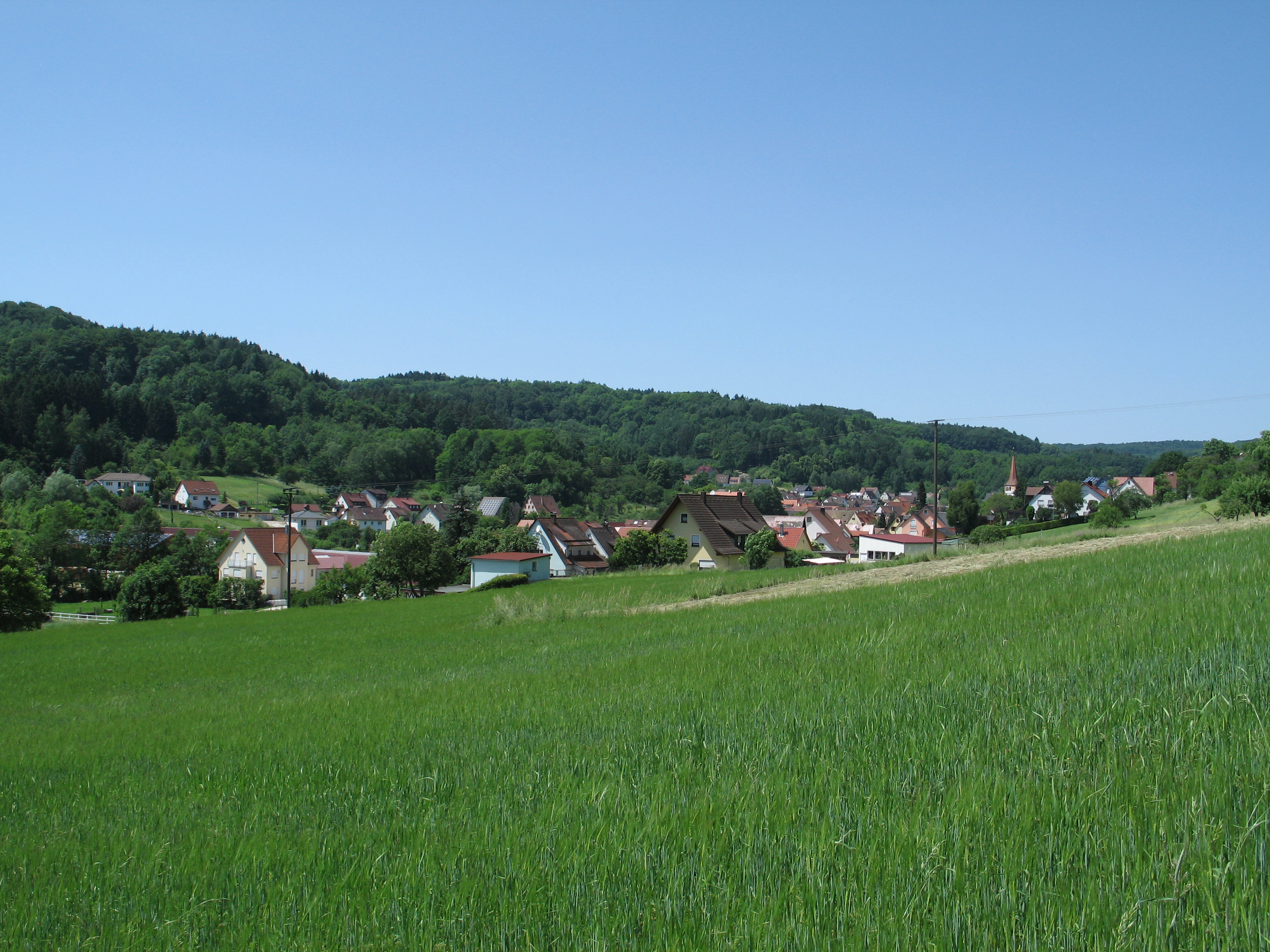 Kirchensittenbach, mountain village in Germany