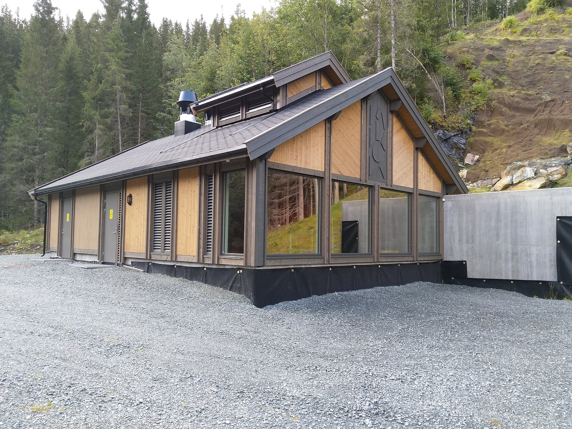 Meråker alpinsenter, mountain village in Norway