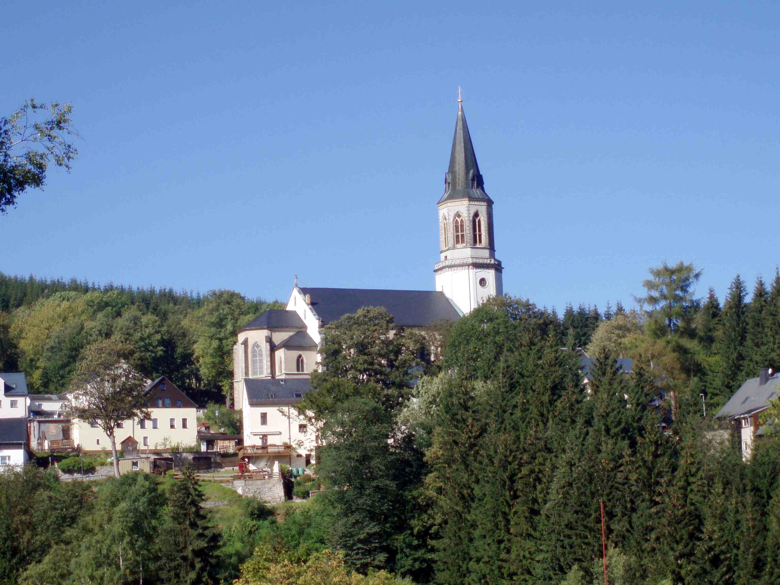 Johanngeorgenstadt, mountain village in Germany