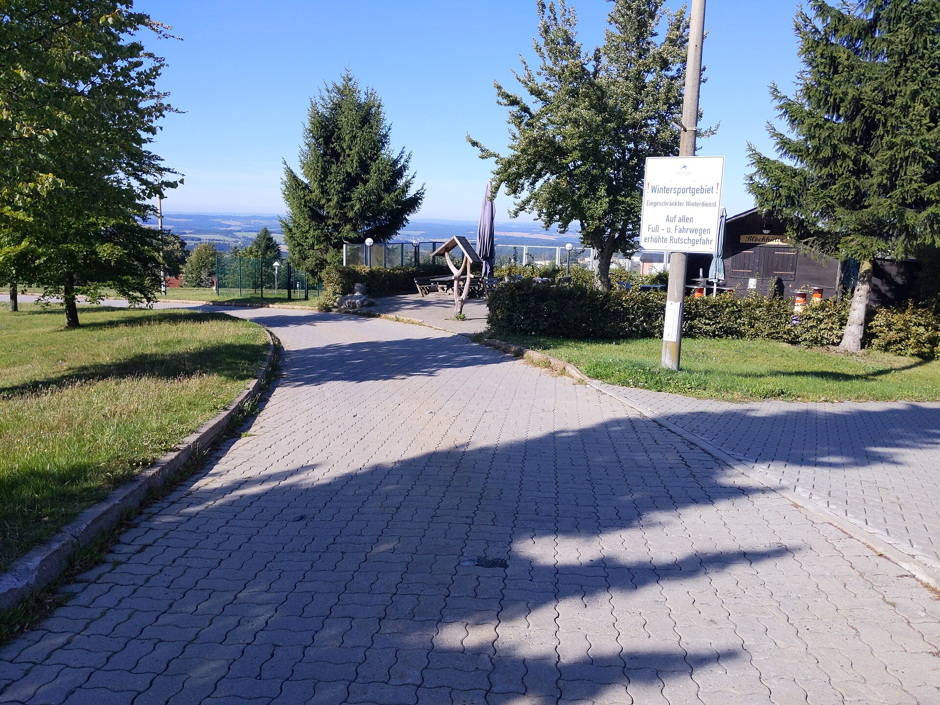 Schöneck, mountain village in Germany