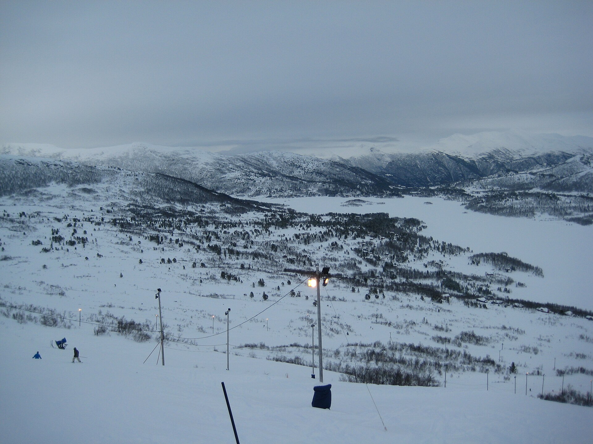 Sunnmørsalpane Skiarena Fjellseter, mountain village in Norway