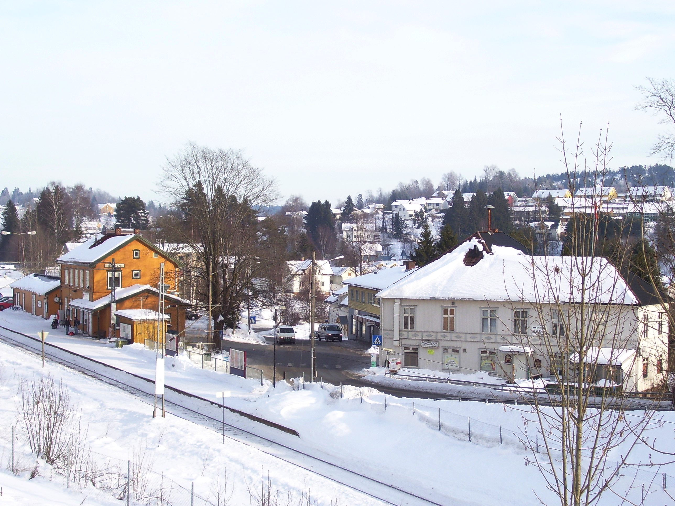 Røyken, mountain village in Norway