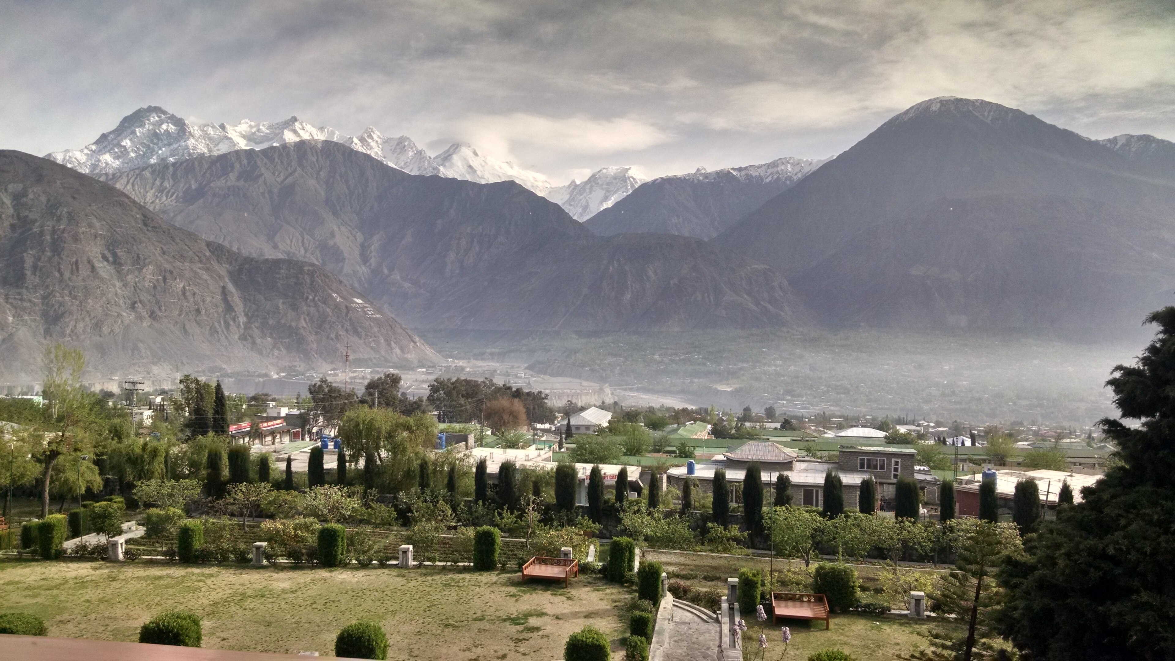 Gilgit, mountain village in Pakistan