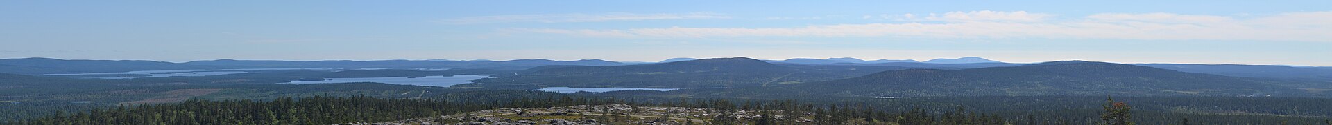Olos Ski Resort, mountain village in Finland