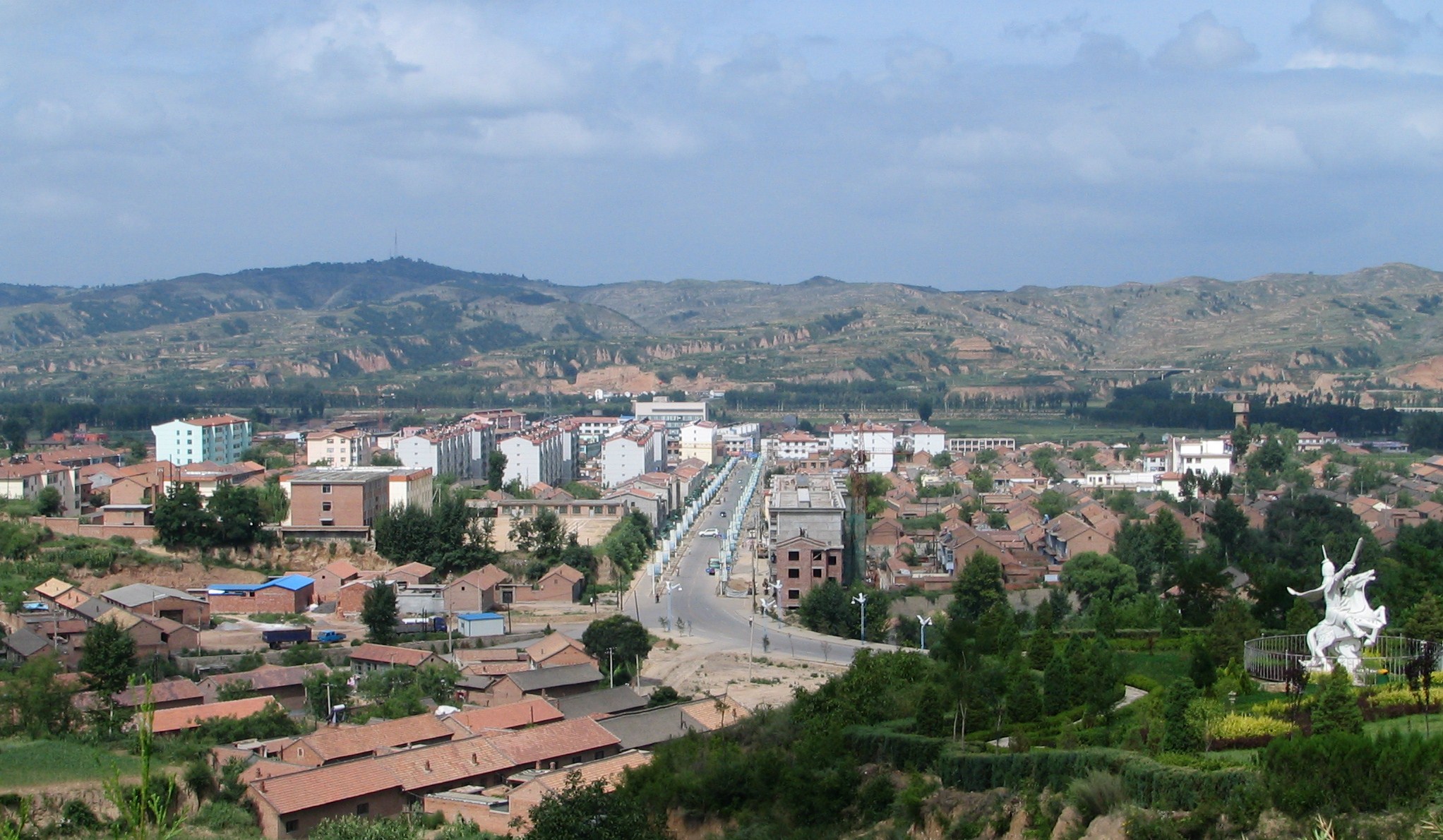 Yushe, mountain village in China