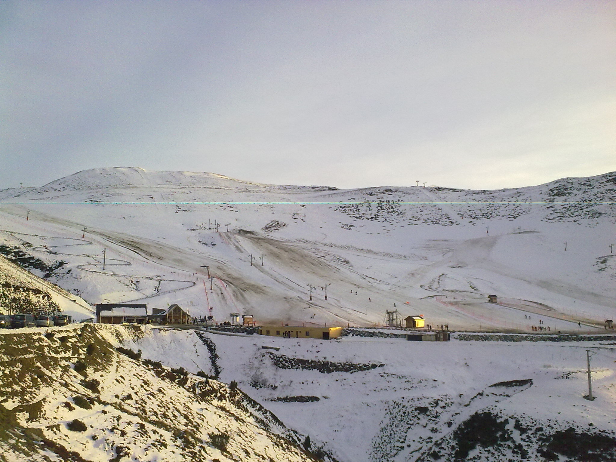Hautacam, mountain village in France