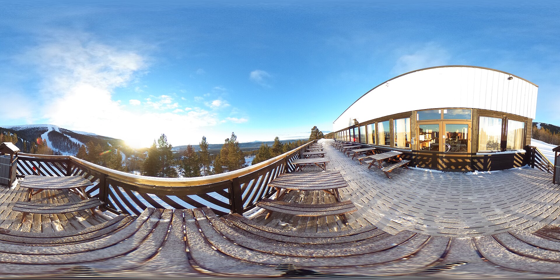 Björnrike, mountain village in Sweden