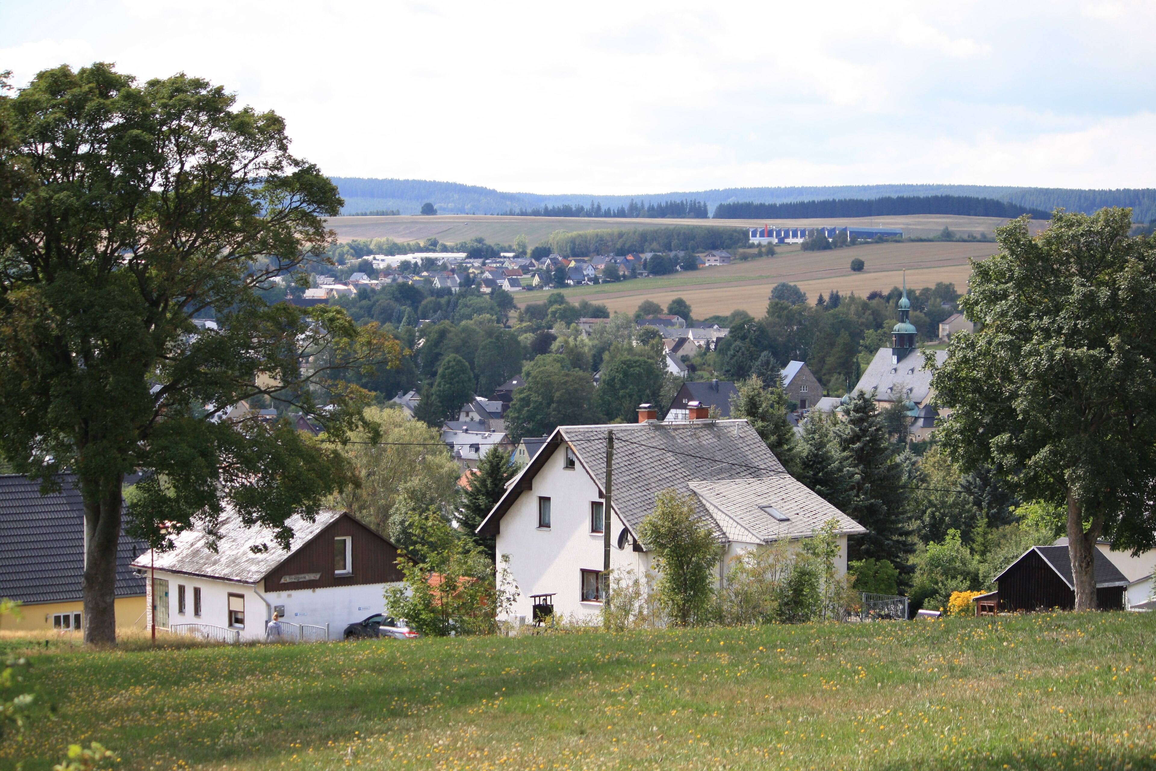 Crottendorf, mountain village in Germany