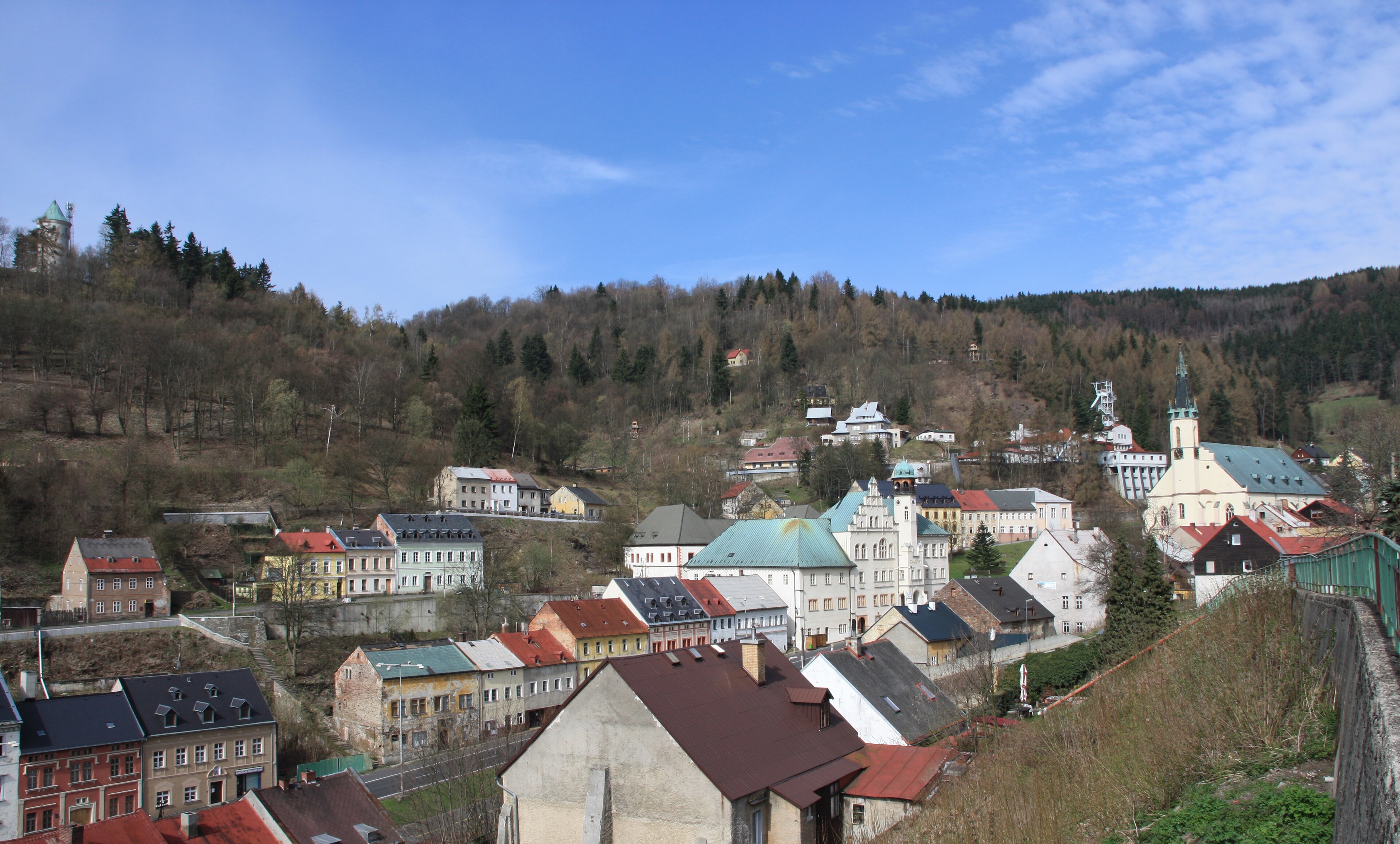 Jáchymov, mountain village in Czechia