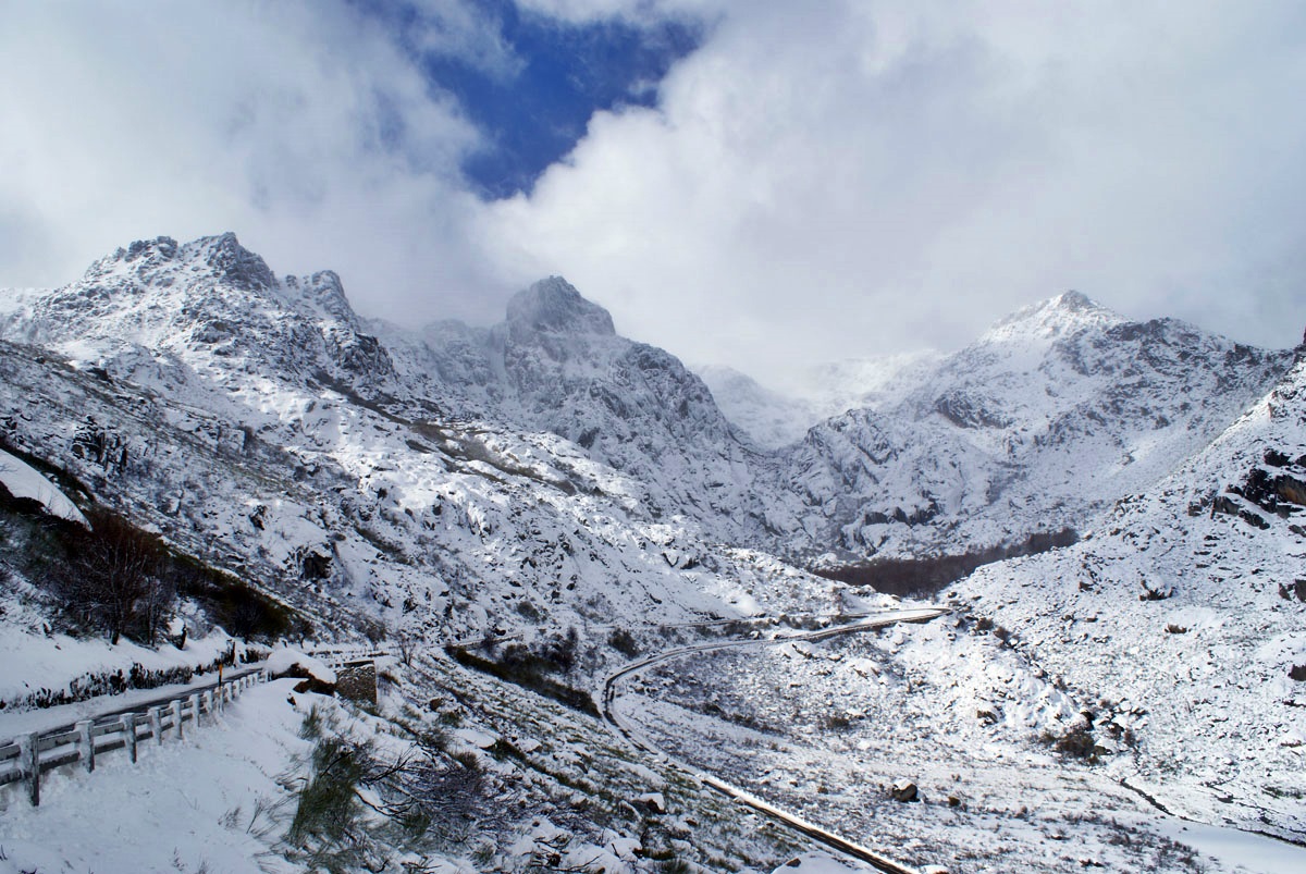Serra da Estrela, mountain village in Portugal