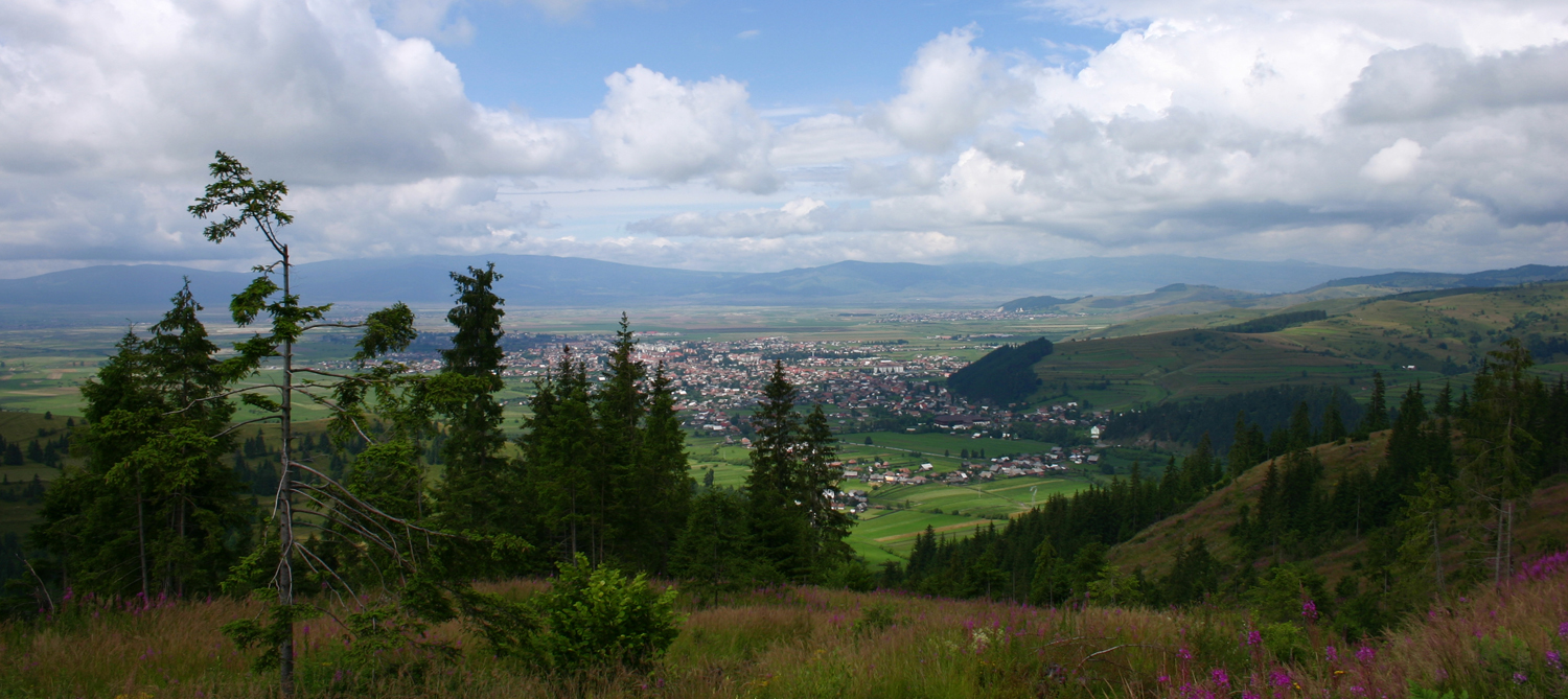 Gheorgheni, mountain village in Romania
