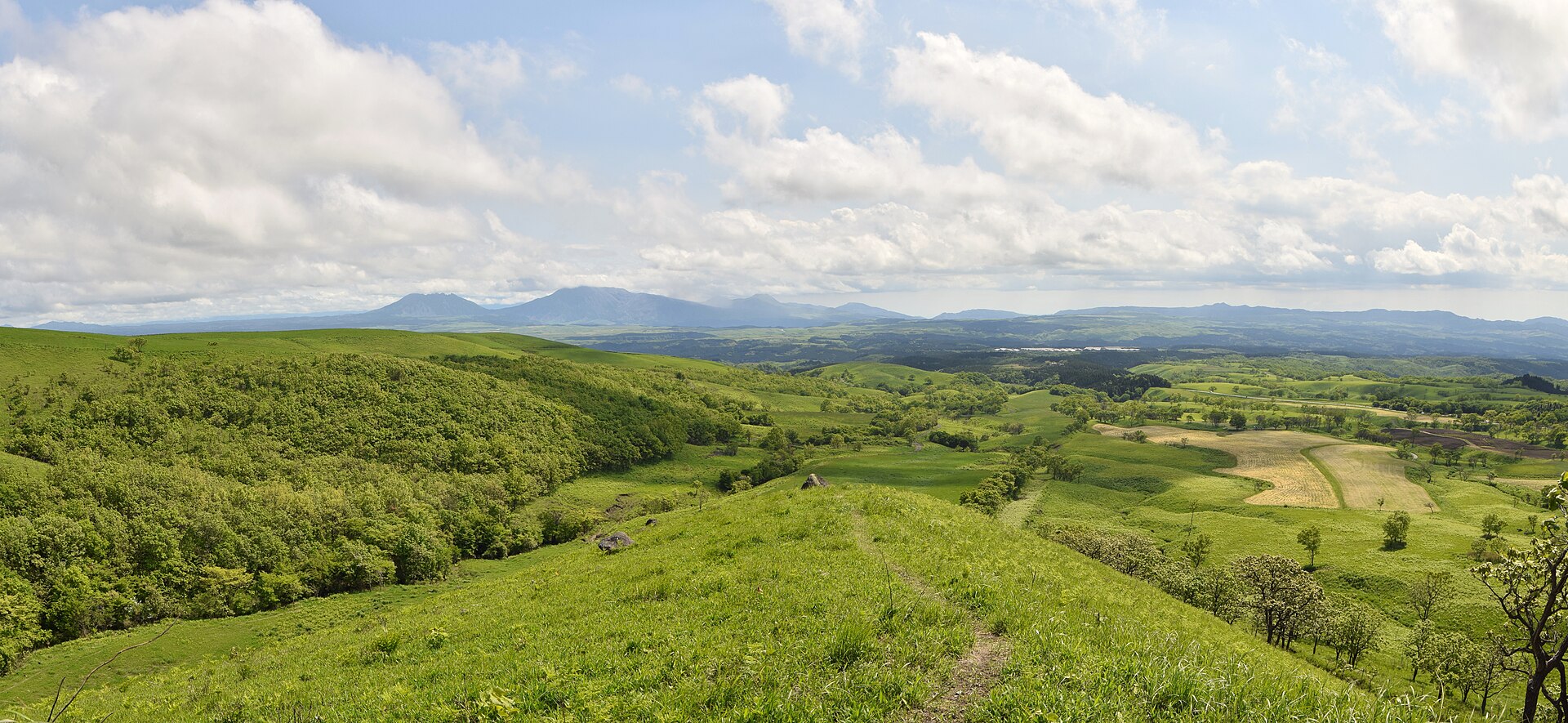 Kuju Forest Park, mountain village in Japan