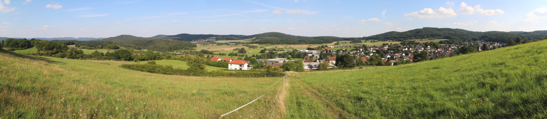 Skihang Dautphetal-Holzhausen, mountain village in Germany