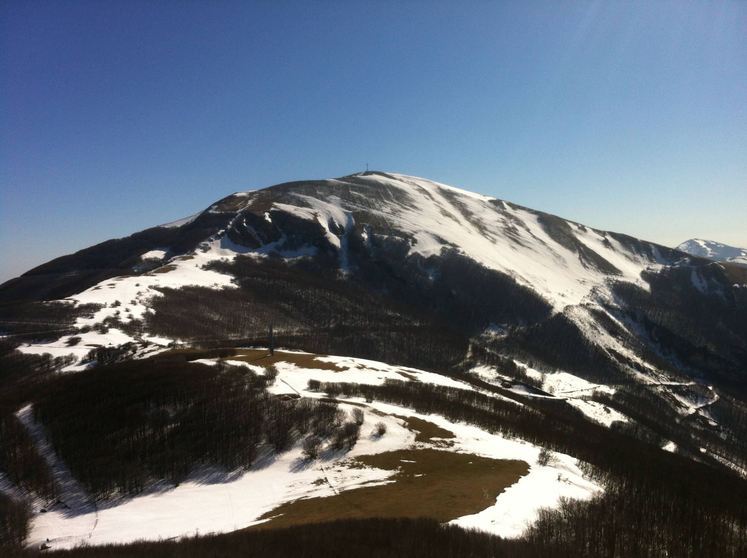 Monte Catria, mountain village in Italy