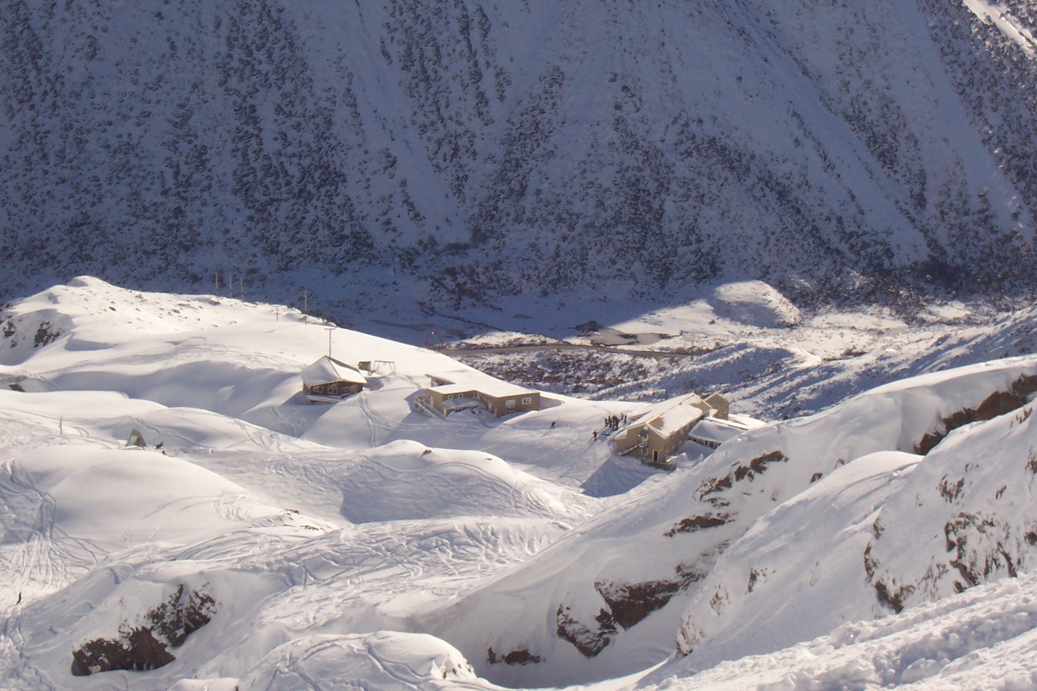 Temple Basin, mountain village in New Zealand