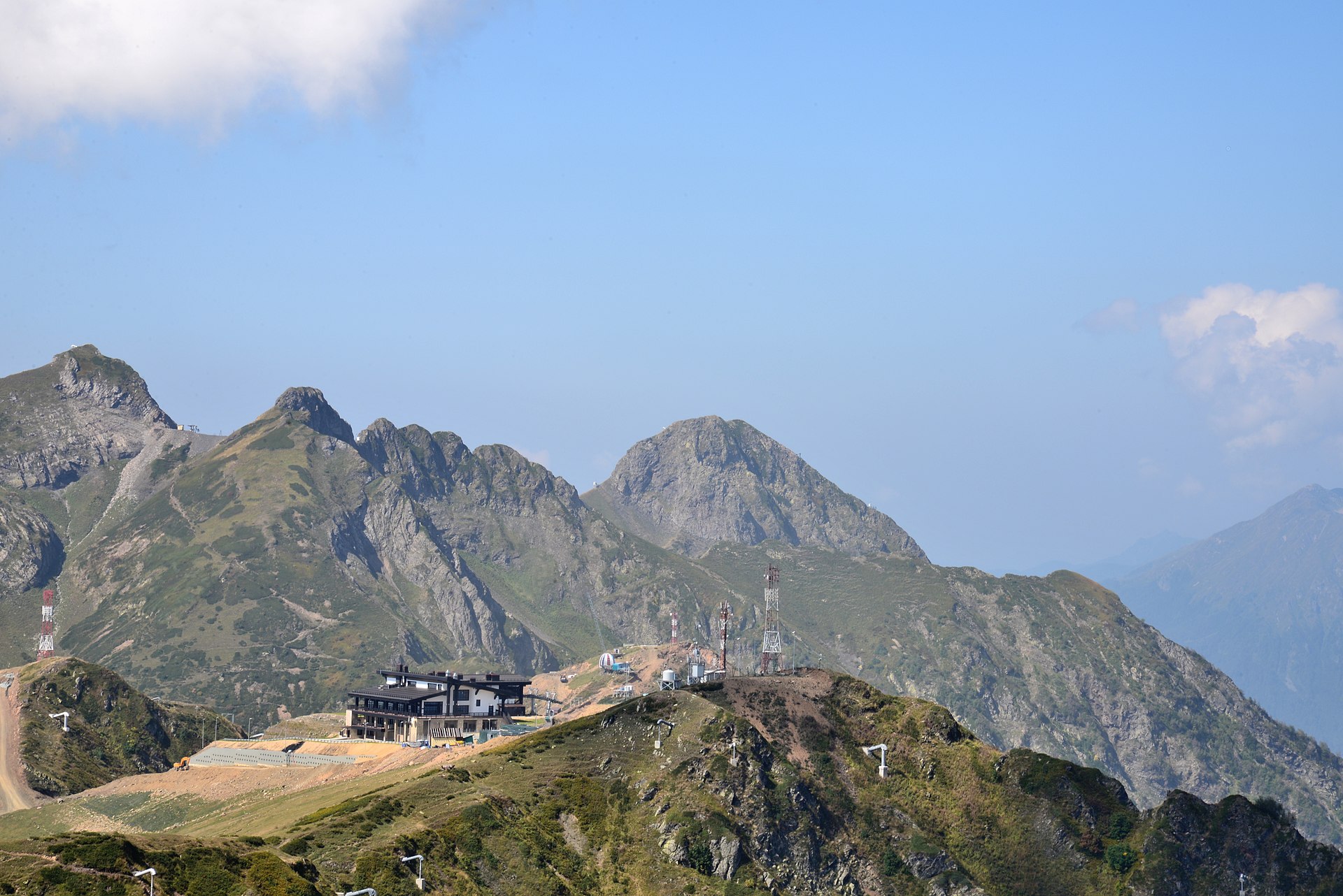 town district of Sochi — Alpine village in Russia