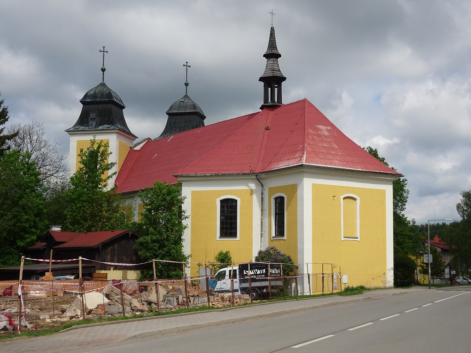 Deštné - Na Špičáku — Alpine village in Czechia