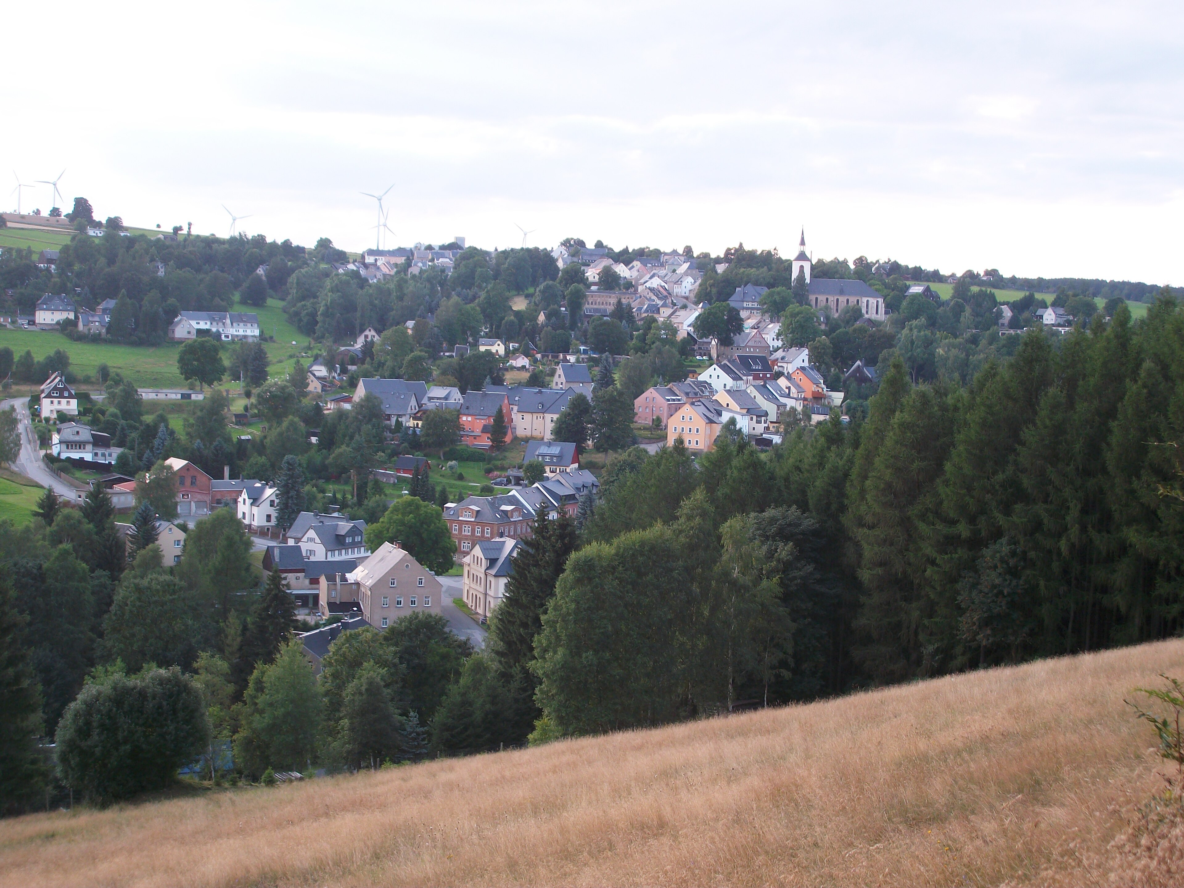 Jöhstadt, mountain village in Germany