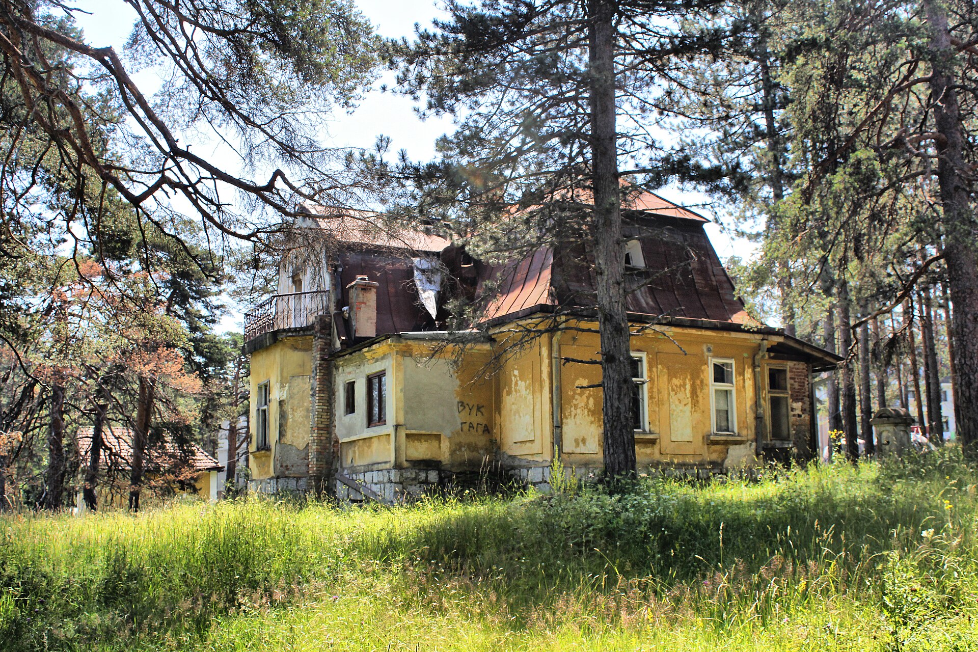 Avantura park, mountain village in Serbia