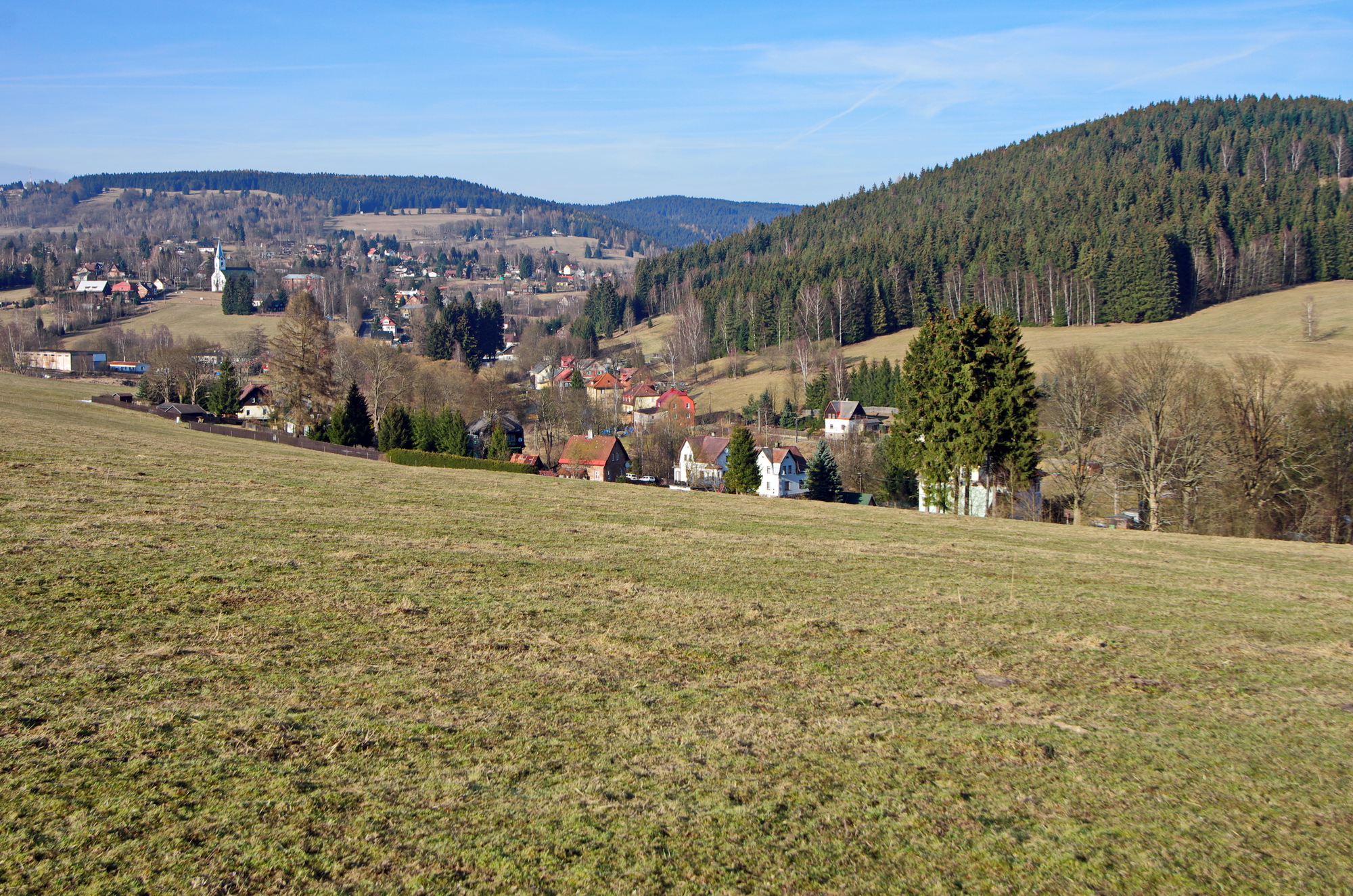 Bublava, mountain village in Czechia