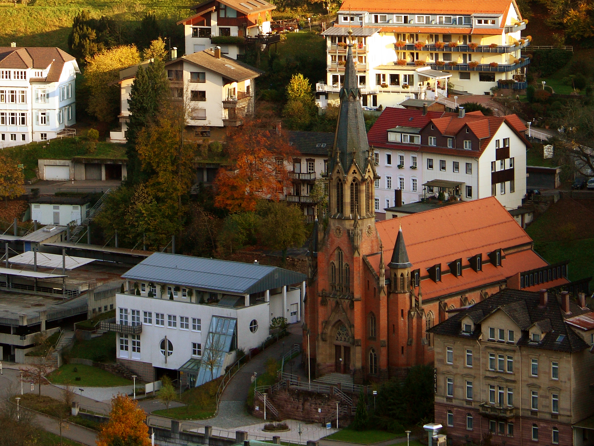 Bad Wildbad, mountain village in Germany